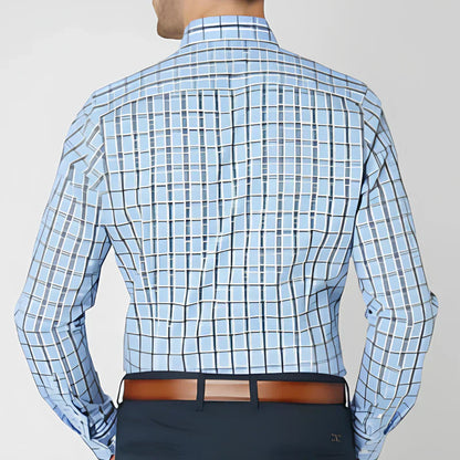 Classic Plaid Casual Button Down Shirt