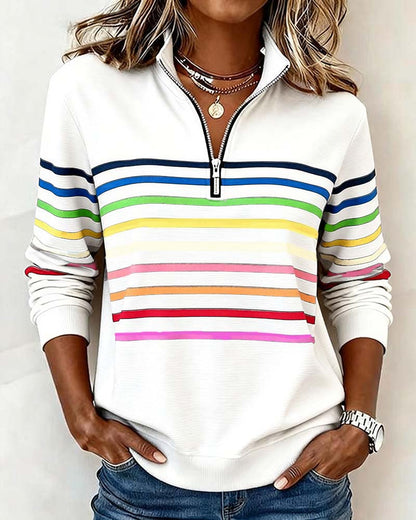 Classic Fit Women's Ribbed Sweatshirt