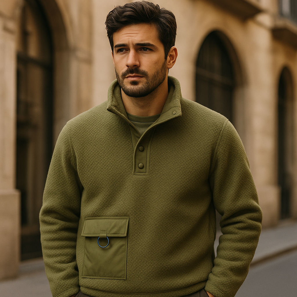 Warm Premium Fleece Crew Sweater