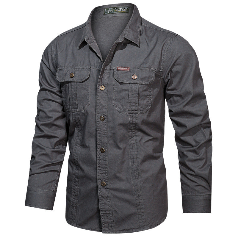 Relaxed Fit Army Style Shirt