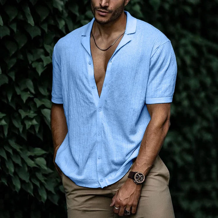 Casual Men's Summer Short Sleeve Shirt - Nocini