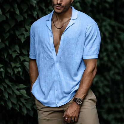 Casual Men's Summer Short Sleeve Shirt - Nocini