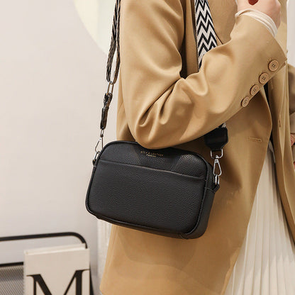 Textured Leather Mini Crossbody Purse