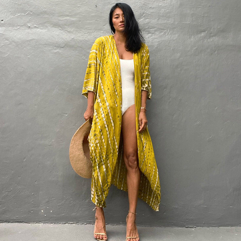 Women's Lightweight Beach Kimono Dress Cover-Up