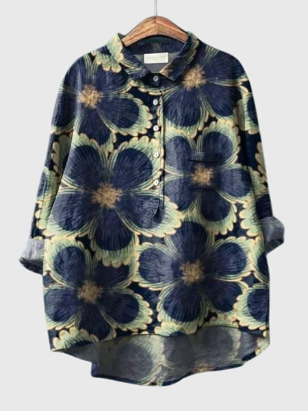 Pretty Floral Lightweight Women's Blouse