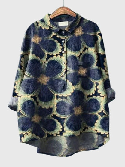 Pretty Floral Lightweight Women's Blouse