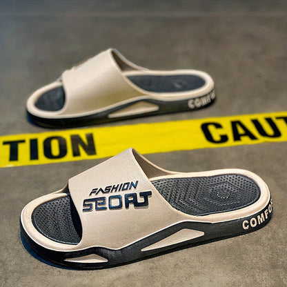 Grip Sole Men's Comfortable Sports Slippers