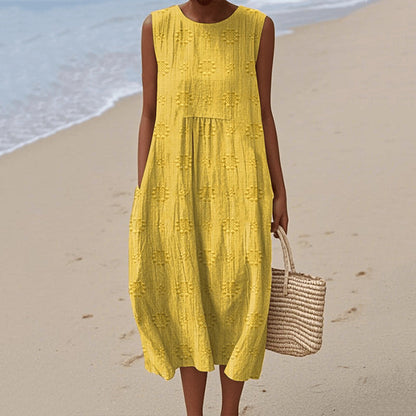 Summer Floral Midi Dress for Women