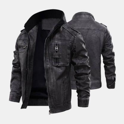 Premium Lincoln Genuine Leather Coat - Olytrend