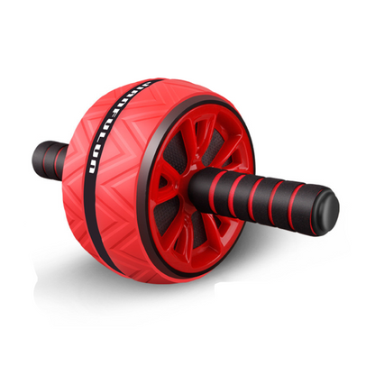 Ab Roller with Wide Wheels - CoreX-Red-The Livary