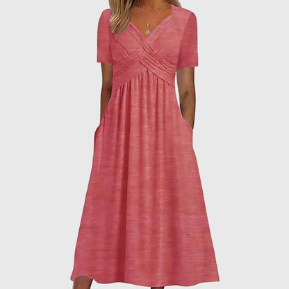 Floral Fit and Flare Waist Dress