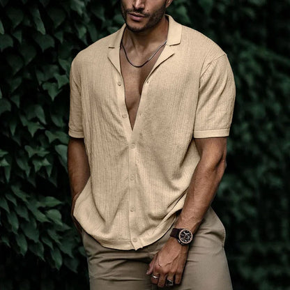 Casual Men's Summer Short Sleeve Shirt