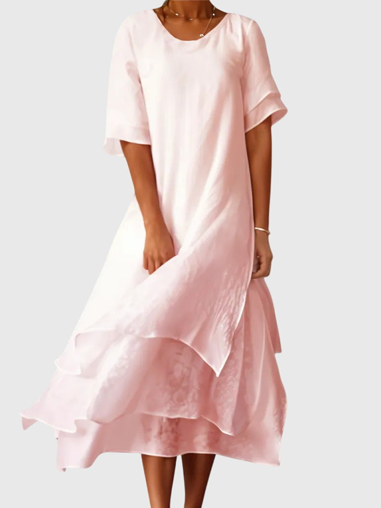 Spring Floral Women's Dress - Olytrend