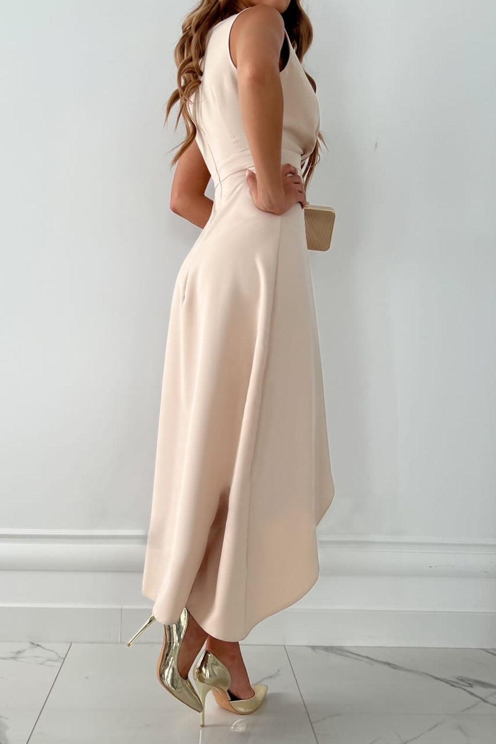 Elegant Formal Wrap Dress