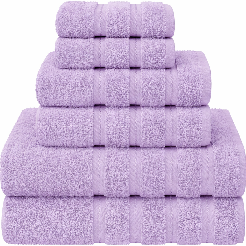 Plush 6-Piece Bathroom Towel Set – Super Absorbent