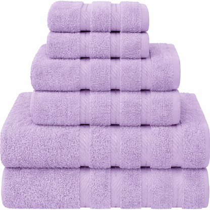 Plush 6-Piece Bathroom Towel Set – Super Absorbent
