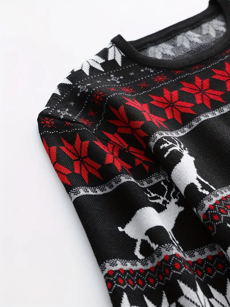 Cozy Holiday Crew Neck Sweater