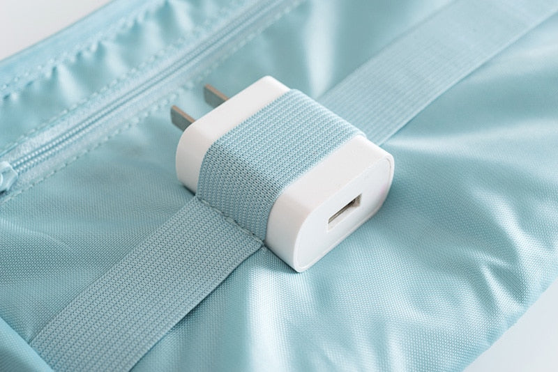 Portable Travel Cable Storage Case