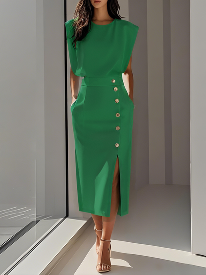 Elegant Casual Knee Length Dress