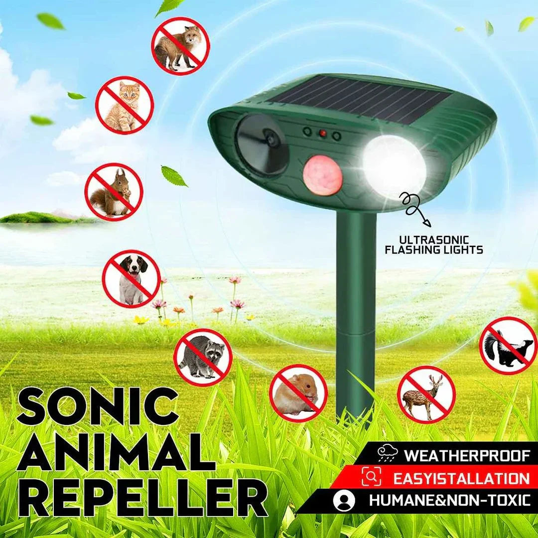Outdoor Solar Chipmunk Deterrent Device - Olytrend