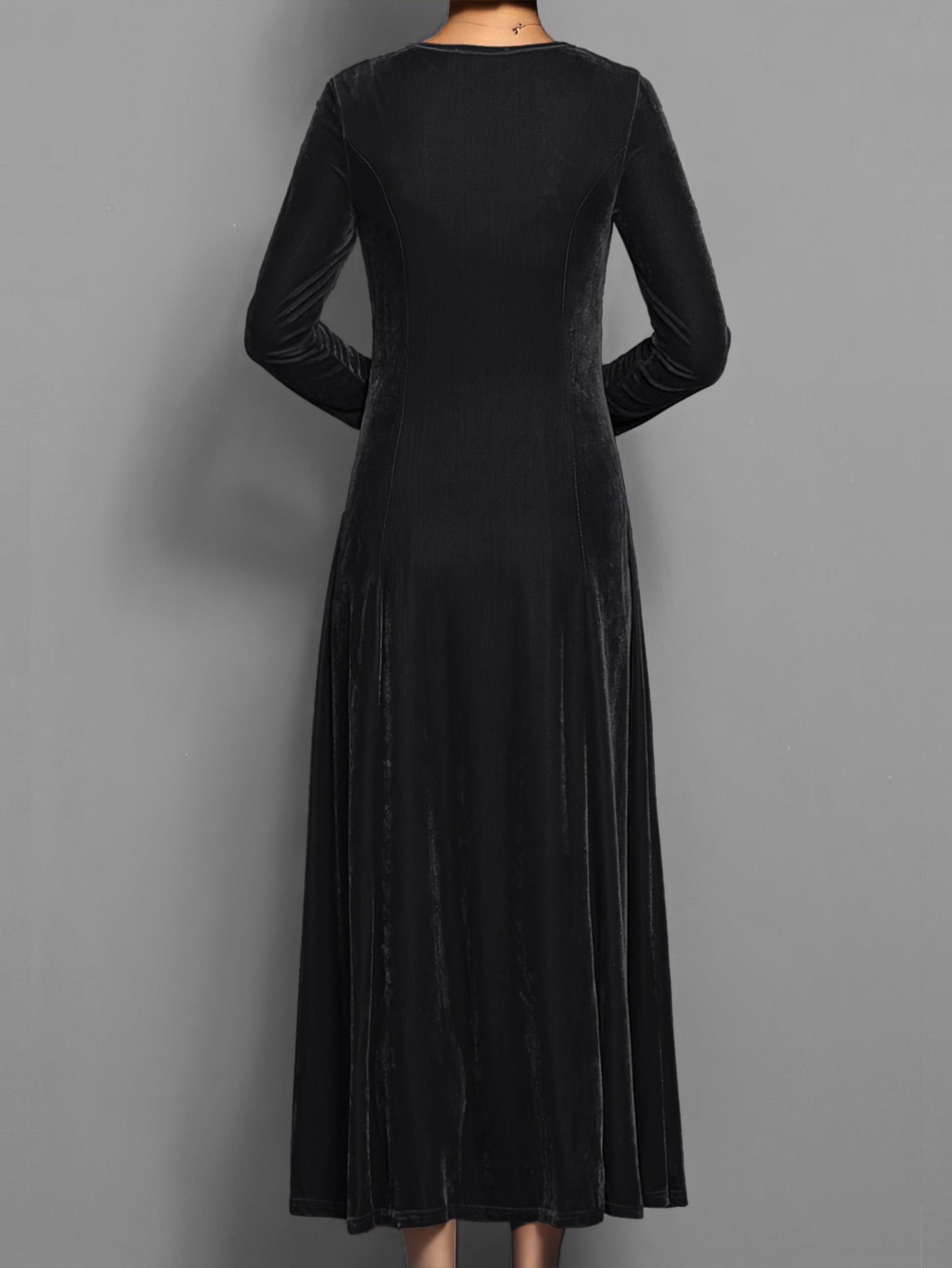 Luxurious Plush Evening Dress