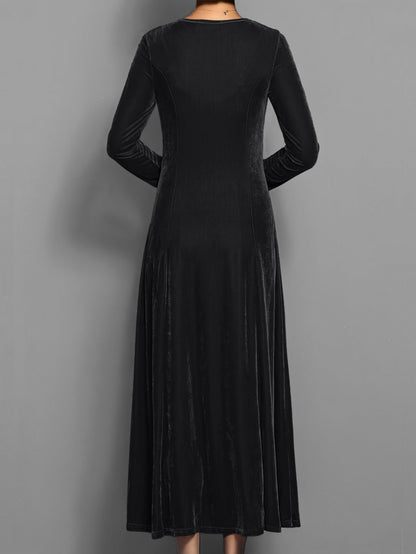 Luxurious Plush Evening Dress