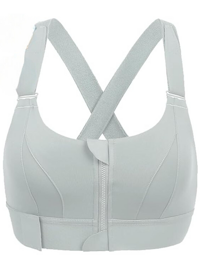 Adjustable High Support Sports Bra – Nova-Green-S-The Livary