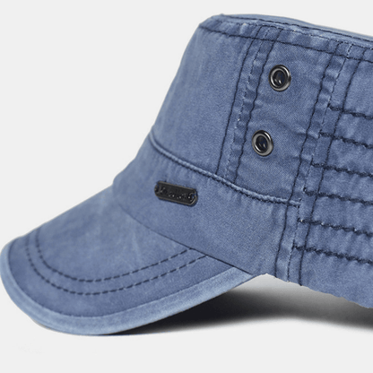 Adjustable Military Men's Cap – Mason-Blue-The Livary