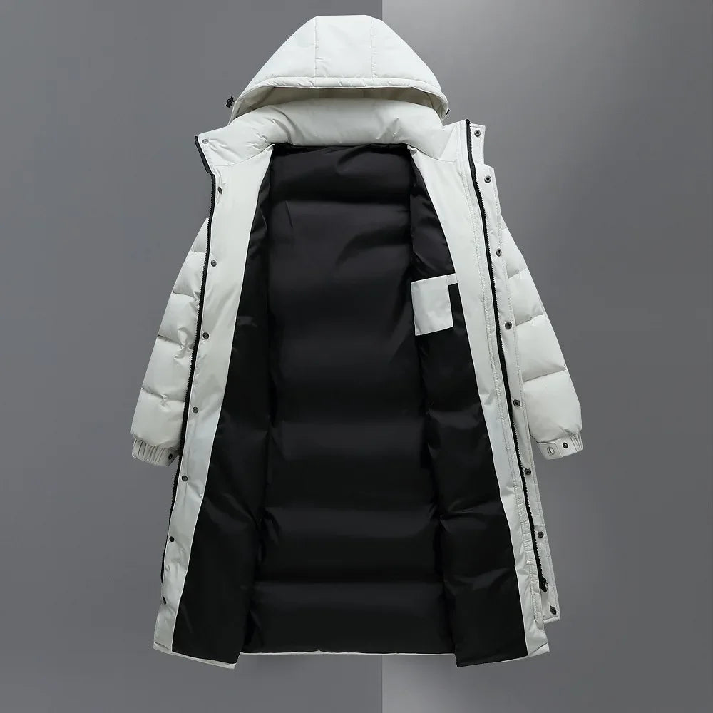 Warm Men's Down Parka Coat
