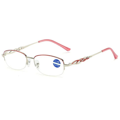 Advanced Anti-Blue Light Multifocal Reading Glasses - SapphireView-Purple-'+1.00/ 40-45 YEARS'-Nora Luxe