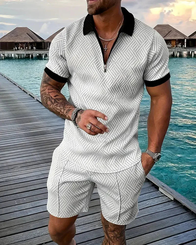 Relaxed Fit Hooded Summer Sweat Suit