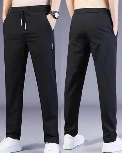AeroFlex Trousers: Super Fast Drying, Stretch Comfort-Dark blue-M-Nora Luxe