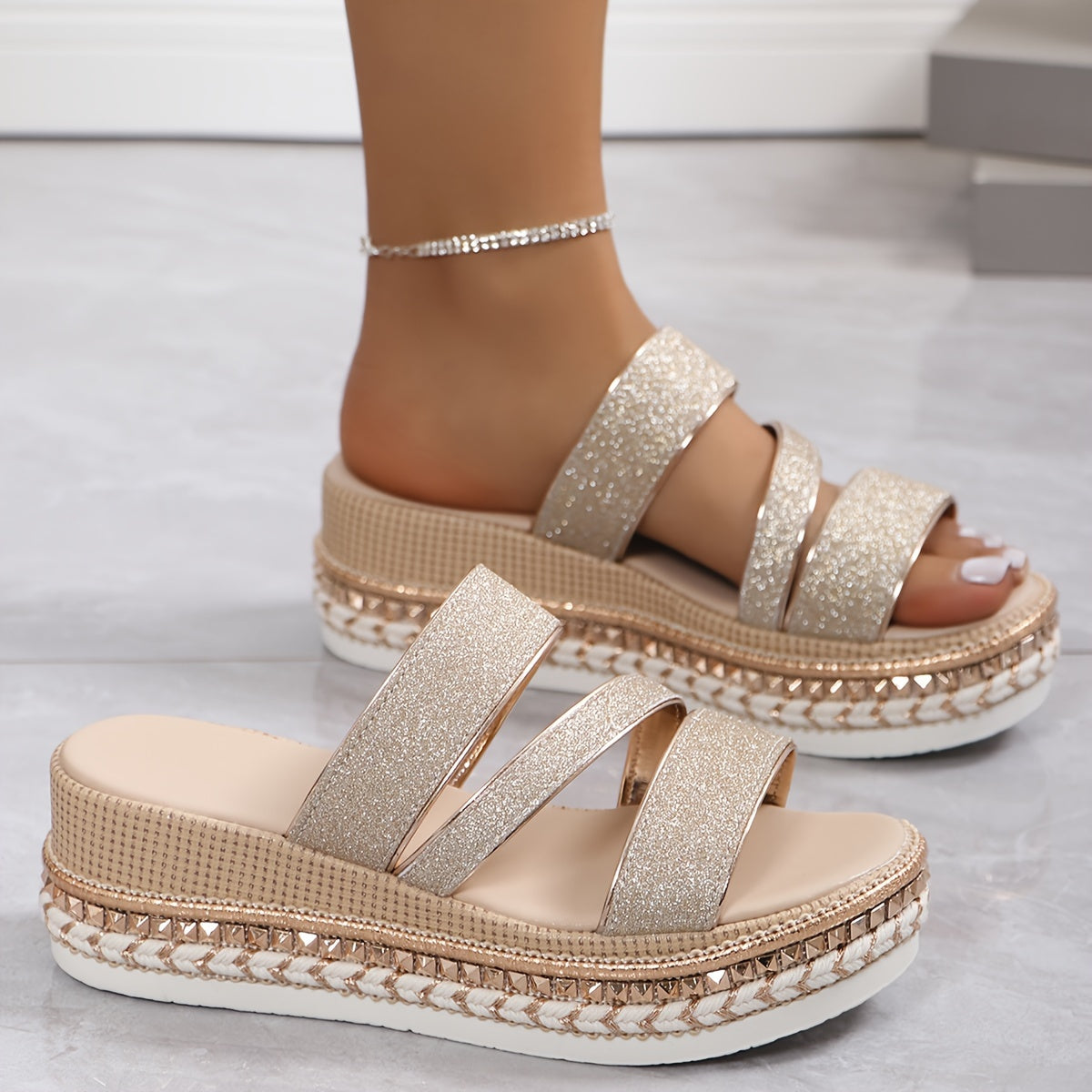 Comfortable Spring Slide Sandals for Women