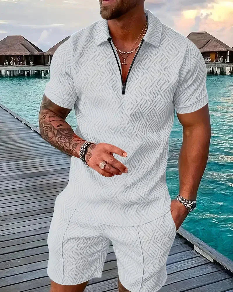 Relaxed Fit Hooded Summer Sweat Suit