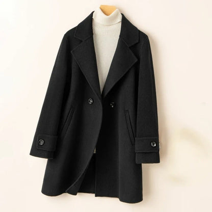 Comfortable Double Breasted Women's Winter Coat
