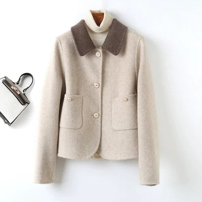 Classy Button Down Women's Winter Coat