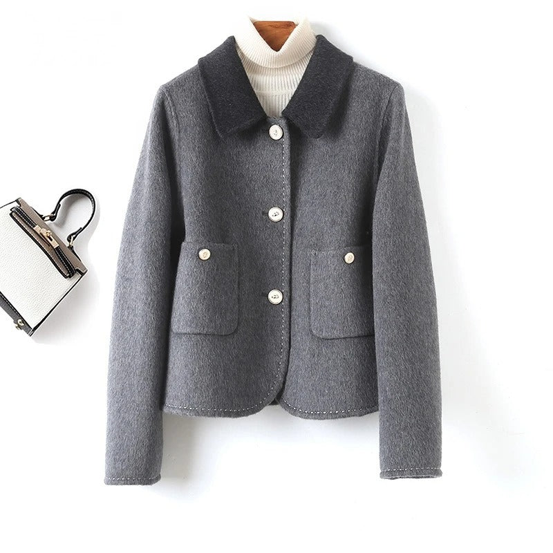 Classy Button Down Women's Winter Coat