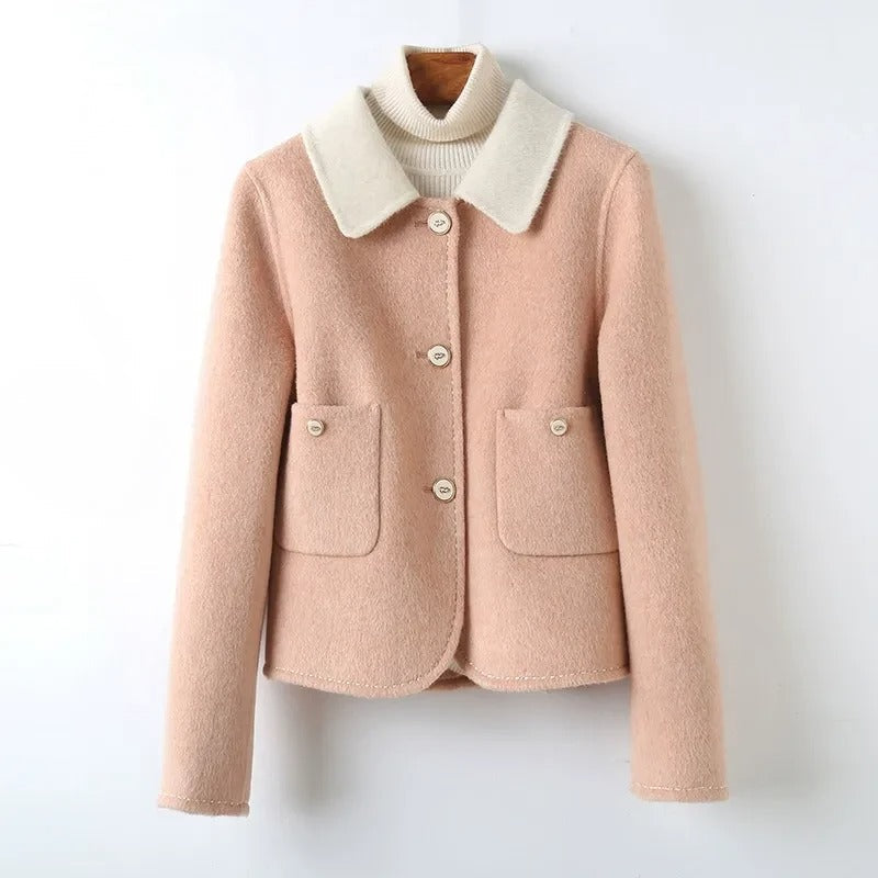 Classy Button Down Women's Winter Coat