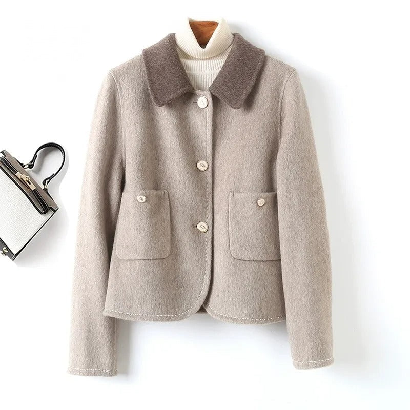 Classy Button Down Women's Winter Coat