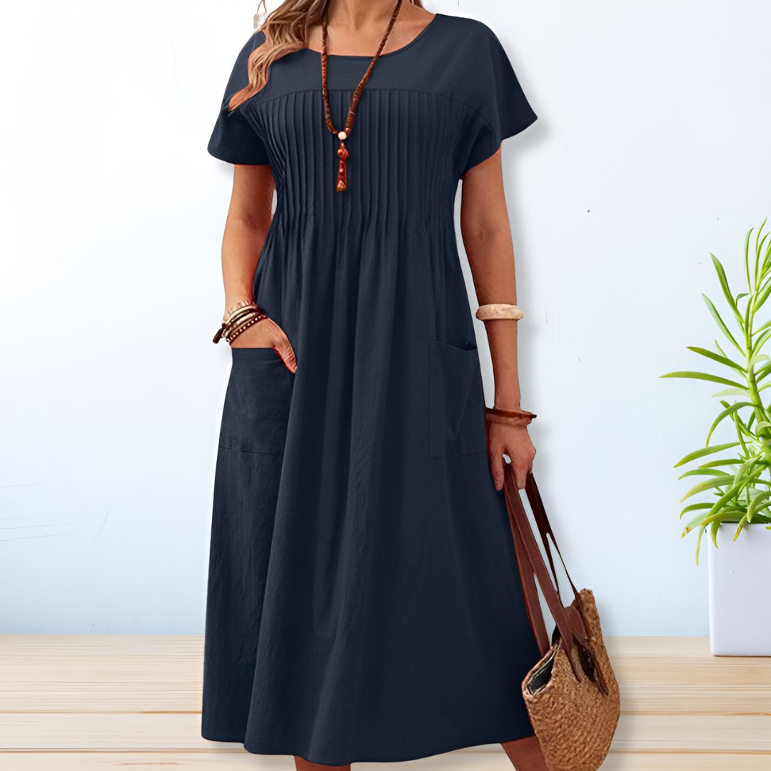 Lightweight Breathable Sundress with Relaxed Fit - Pexav