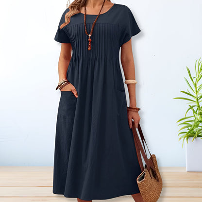 Lightweight Breathable Sundress with Relaxed Fit - Pexav