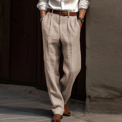 Lightweight Linen Pants for Men Summer Wear - Pexav