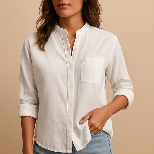 Airy long sleeve shirt for women | Grace - Nocini