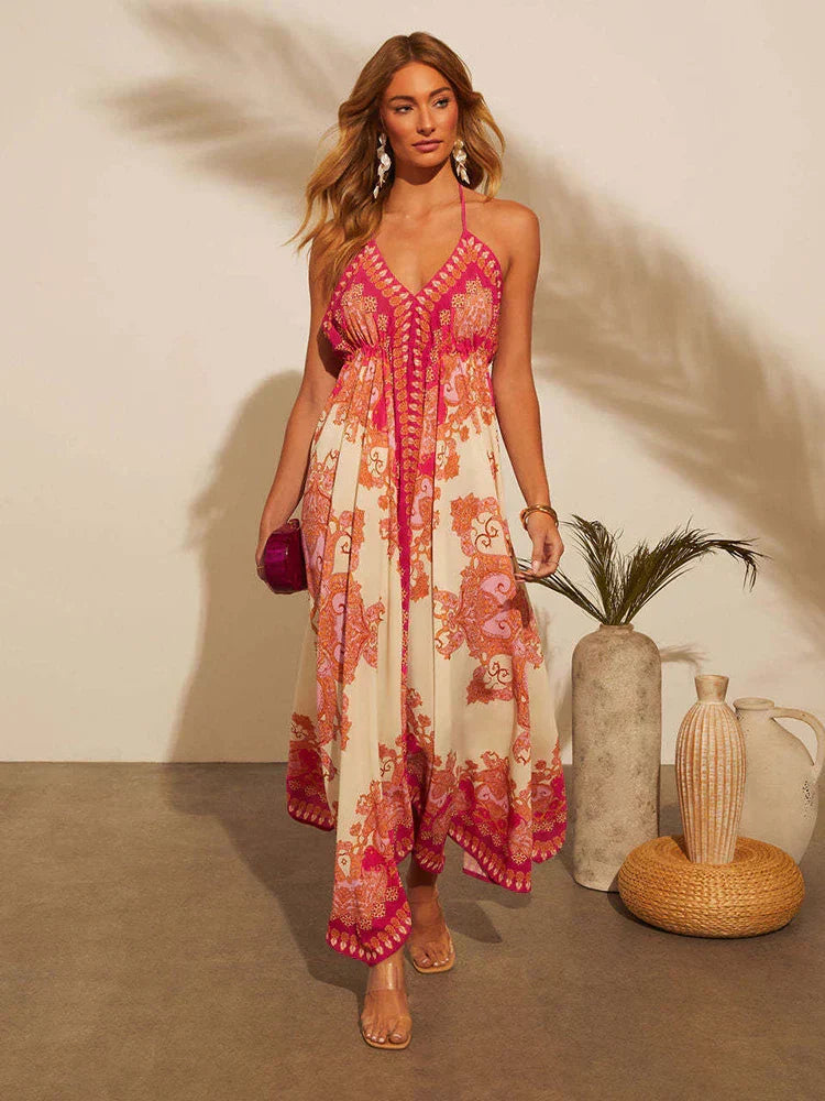 Flowy Chic Maxi Dress for Women - Pexav