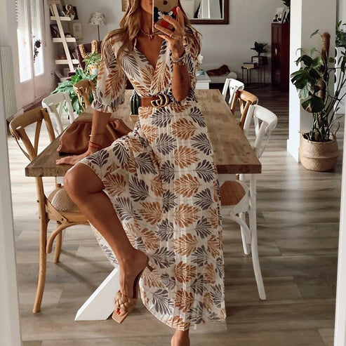 Lightweight Floral Sundress - Livia - Pexav