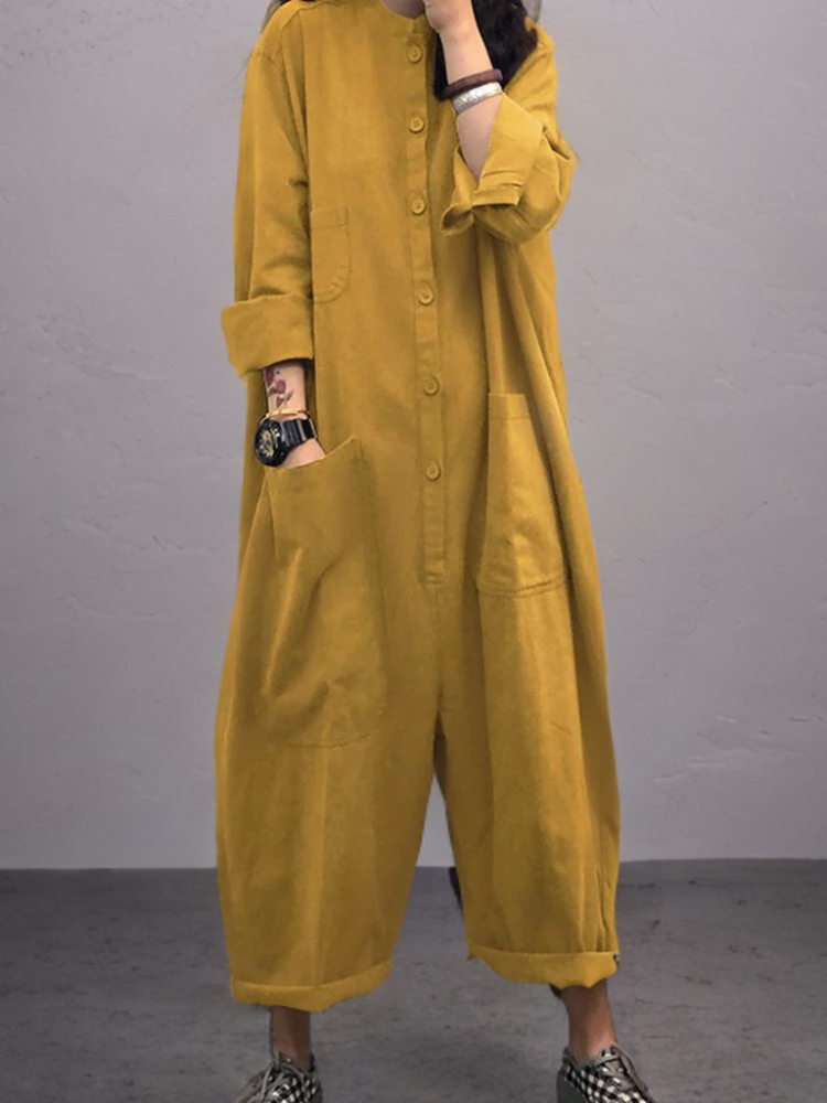 Lightweight Women's Loose Fit Jumpsuit Livia - Pexav