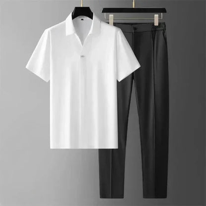 Classic 2-Piece Suit for Men Smart Formal Wear