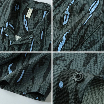 Image of Alfred | Men's Button-Down Short Sleeve Shirt