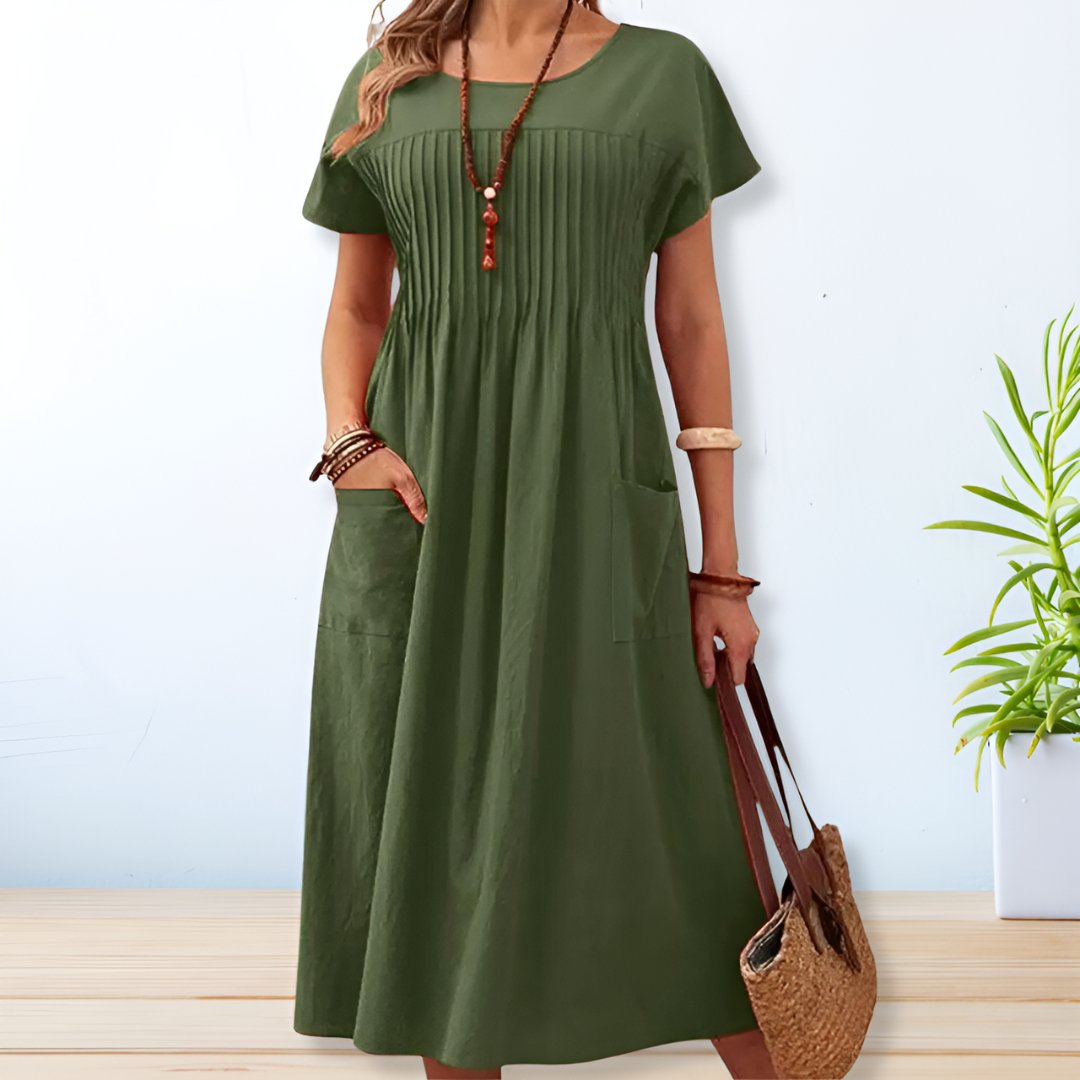 Comfortable Casual Summer Dress - Olytrend