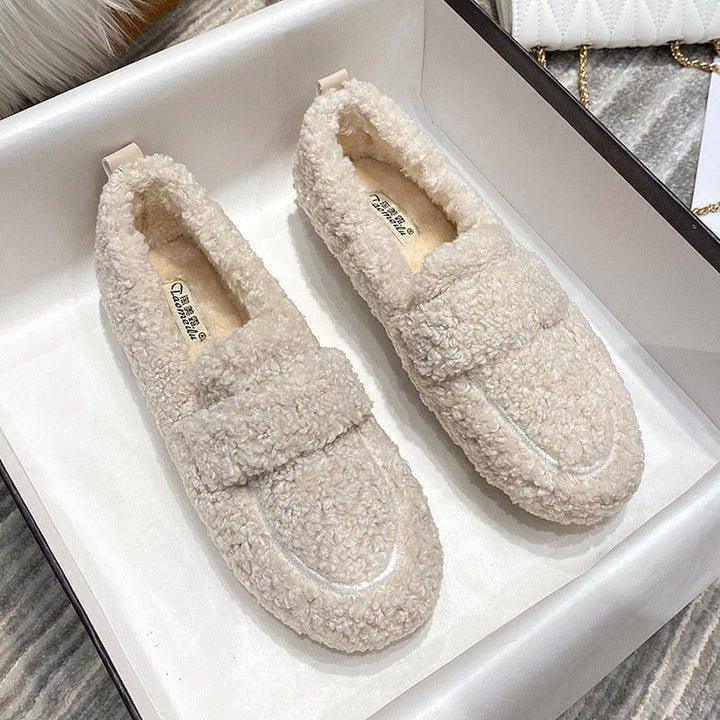Comfortable Fuzzy Slipper Moccasins